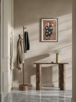 Perchero con base de mármol Disa