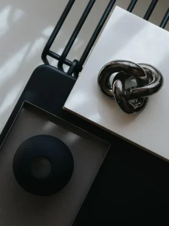 Pieza decorativa artesanal Knot, 6 cm