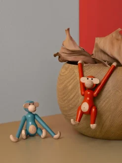 Pieza decorativa de madera de haya Monkey