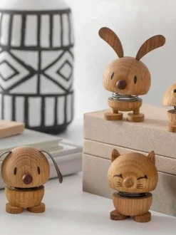 Pieza decorativa de madera de roble Fuzzle