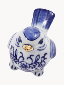 Piezas decorativas artesanales Blue Bird, 4 uds.