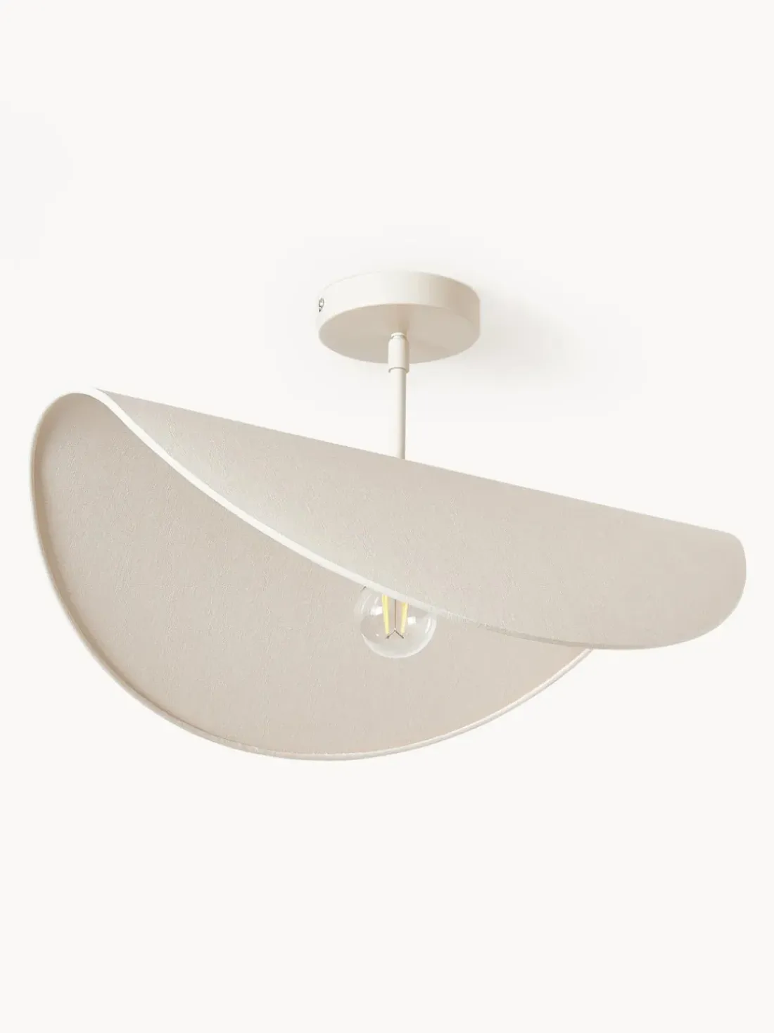 Plafón de diseño de lino Kenzie