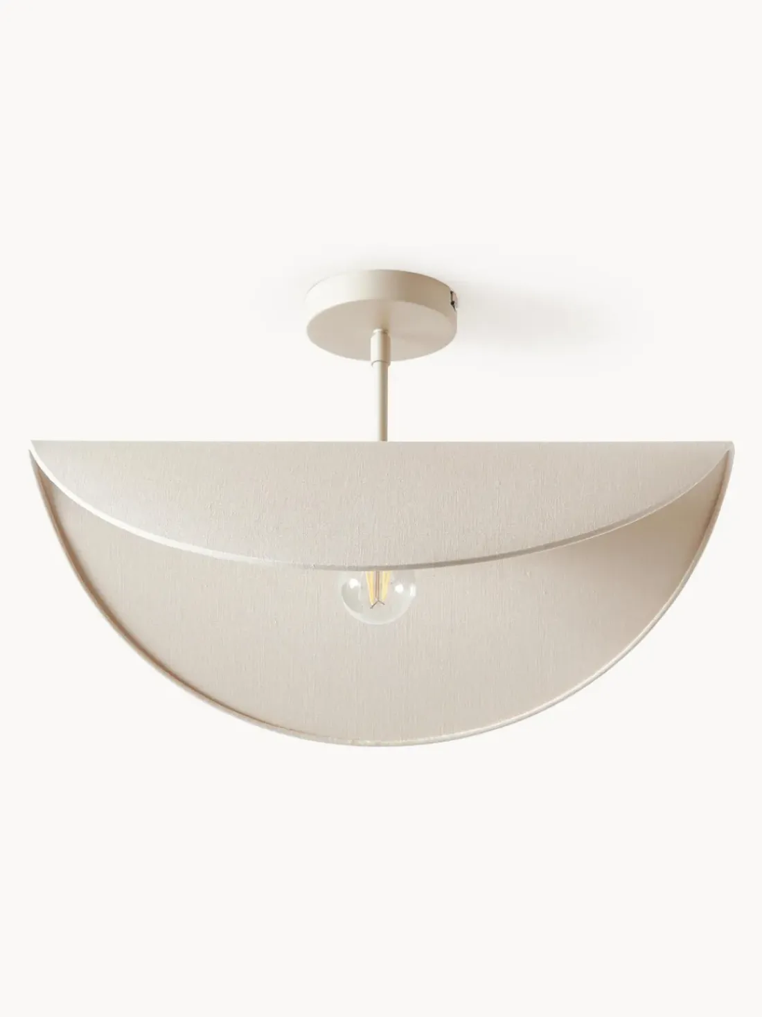 Plafón de diseño de lino Kenzie
