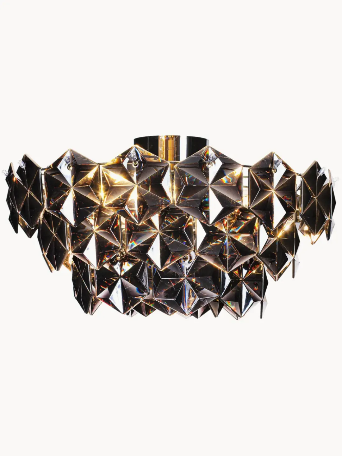 Plafón de vidrio de diseño Monarque