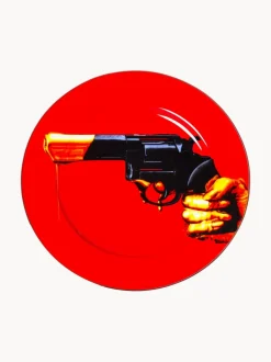 Plato llano de porcelana Revolver