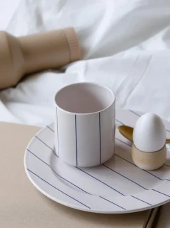 Plato postre de porcelana Fine Bone China Pyjama