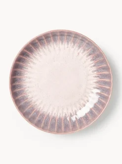 Platos hondos artesanales con esmalte reactivo Vinci, 4 uds.