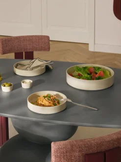 Platos hondos artesanales Lowri, 4 uds.