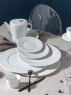 Platos hondos de porcelana artesanales Vitruv, 2 uds.