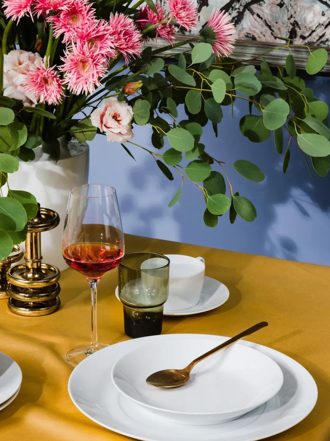 Platos hondos de porcelana artesanales Cosmopolitan, 2 uds.