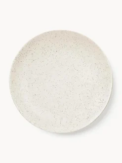 Platos llanos artesanales Nordic Vanilla, 4 uds.