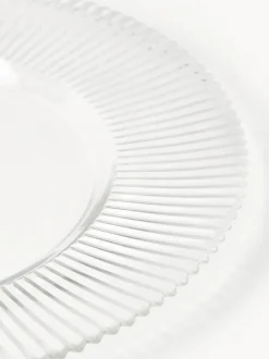 Platos llanos con relieves Effie, 4 uds.