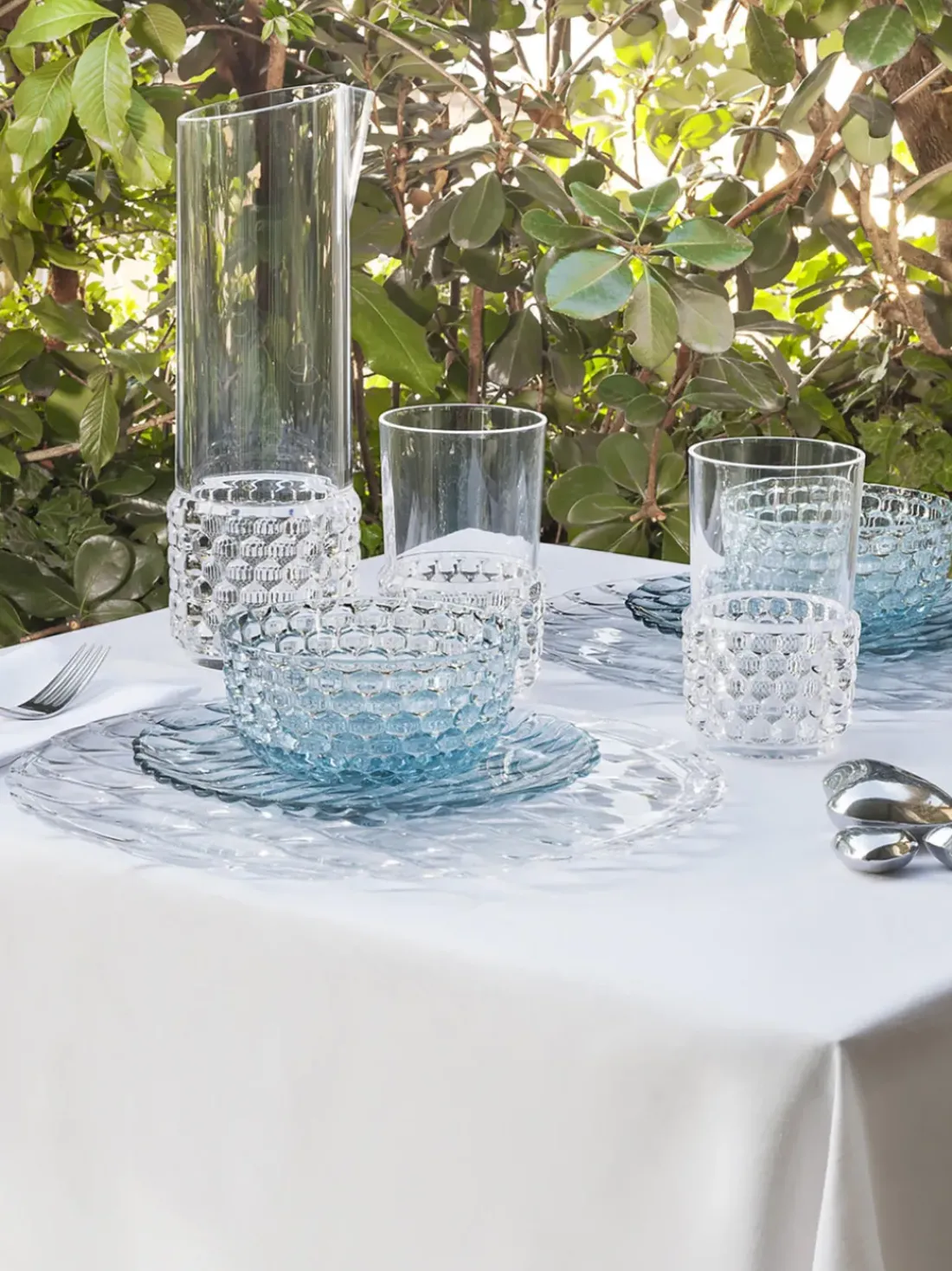 Platos llanos con relieves Jellies, 4 uds.