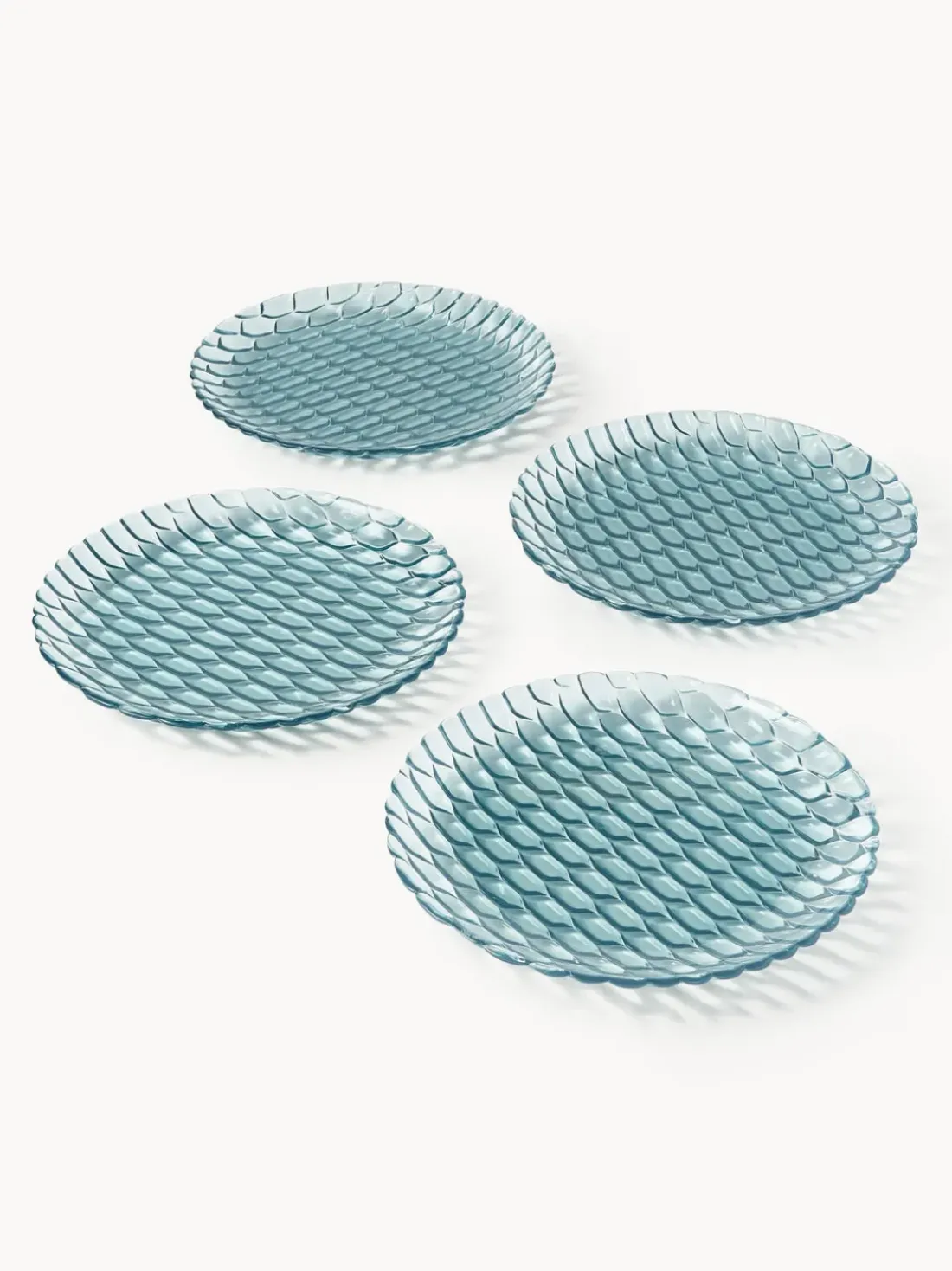 Platos llanos con relieves Jellies, 4 uds.