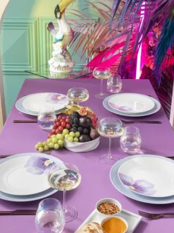 Platos llanos de porcelana artesanales Cosmopolitan, 2 uds.