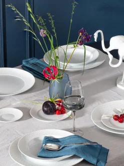 Platos llanos de porcelana artesanales Cosmopolitan, 2 uds.