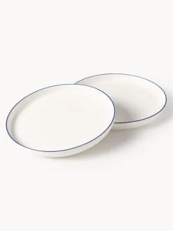 Platos llanos de porcelana Facile, 2 uds.