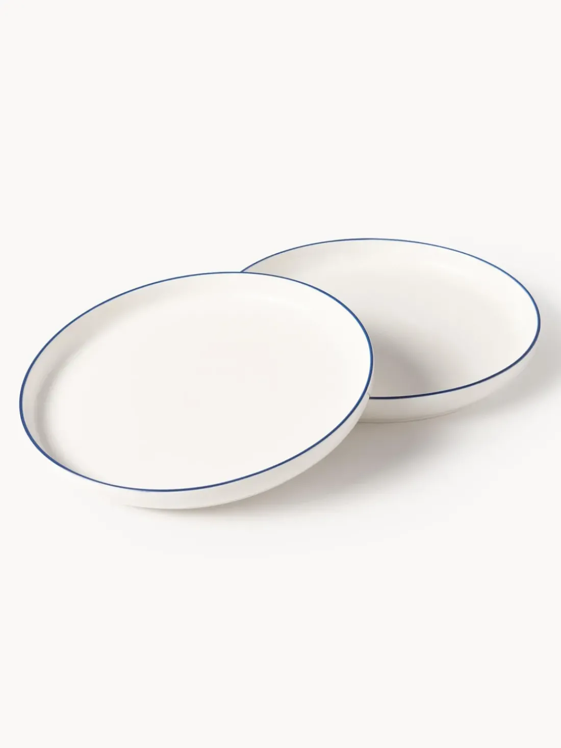 Platos llanos de porcelana Facile, 2 uds.
