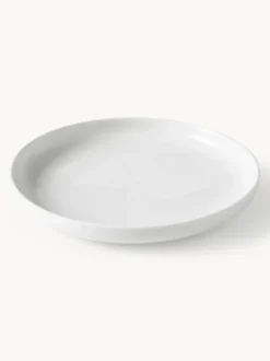 Platos llanos de porcelana Nessa, 4 uds.