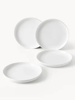 Platos llanos de porcelana Nessa, 4 uds.