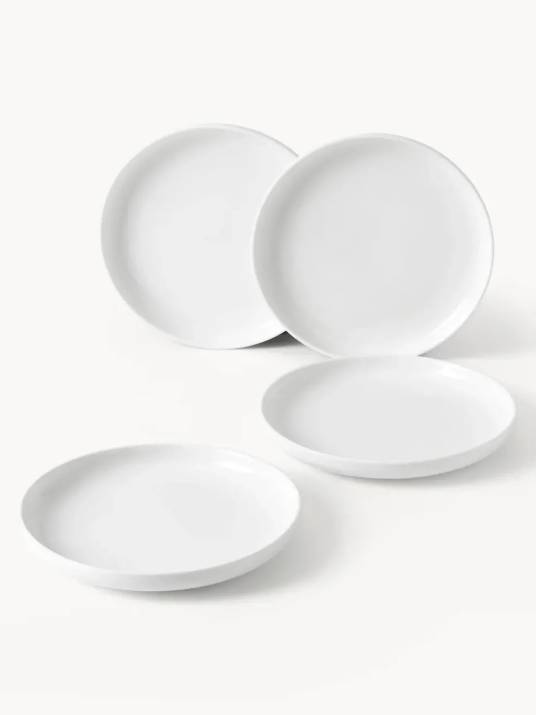 Platos llanos de porcelana Nessa, 4 uds.