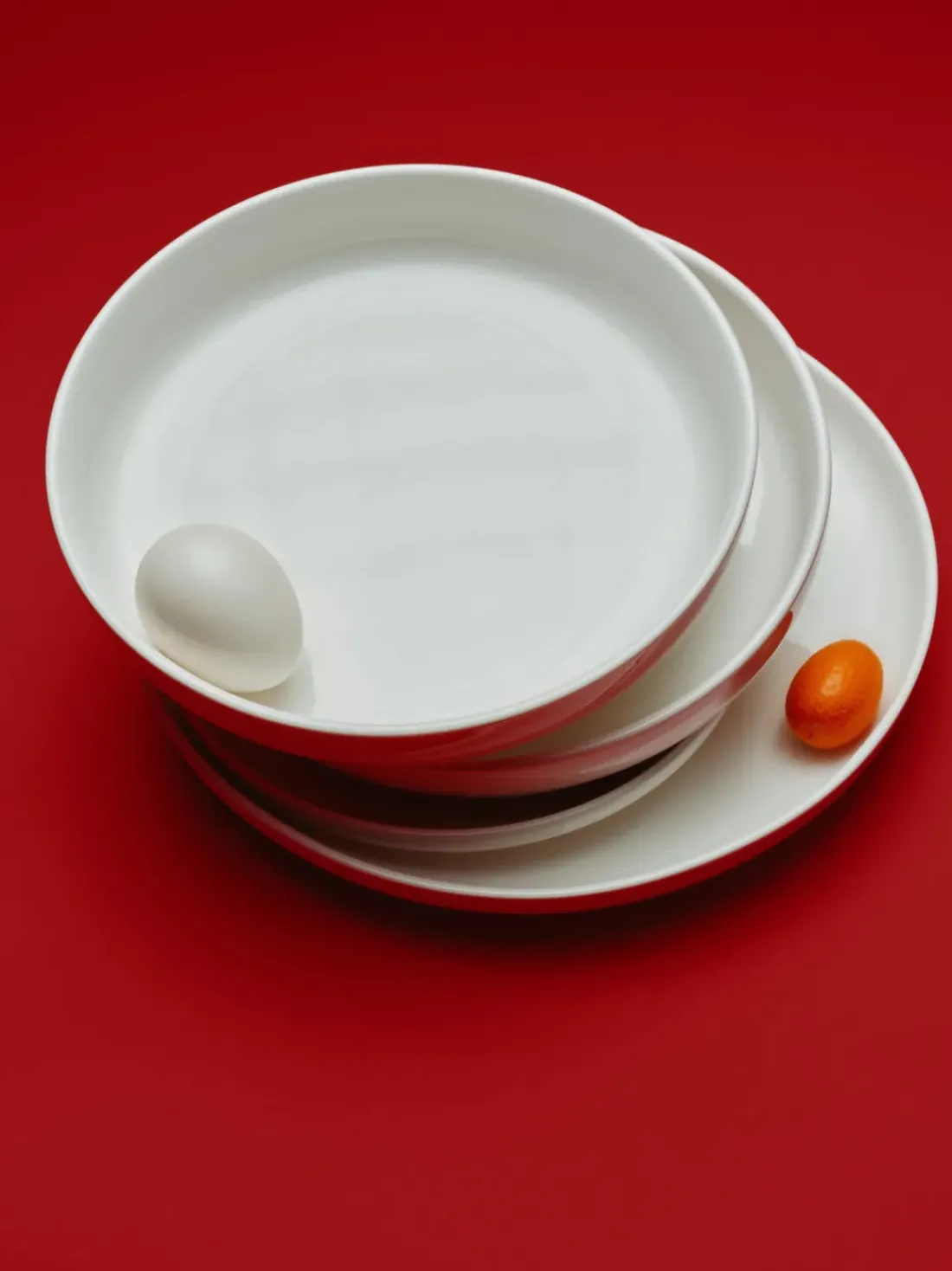 Platos llanos de porcelana Nessa, 4 uds.
