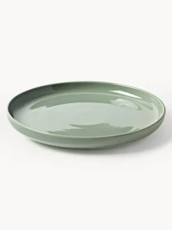 Platos llanos de porcelana Nessa, 4 uds.