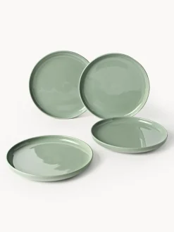 Platos llanos de porcelana Nessa, 4 uds.