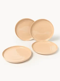 Platos llanos de porcelana Nessa, 4 uds.