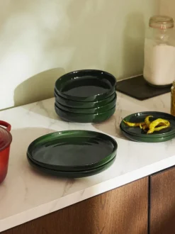 Platos llanos de porcelana Nessa, 4 uds.