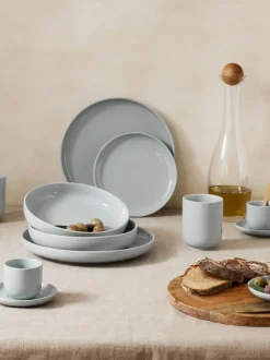 Platos llanos de porcelana Nessa, 4 uds.