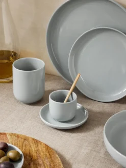 Platos llanos de porcelana Nessa, 4 uds.
