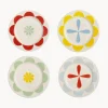 Platos pequeños artesanales Folk, 4 uds.