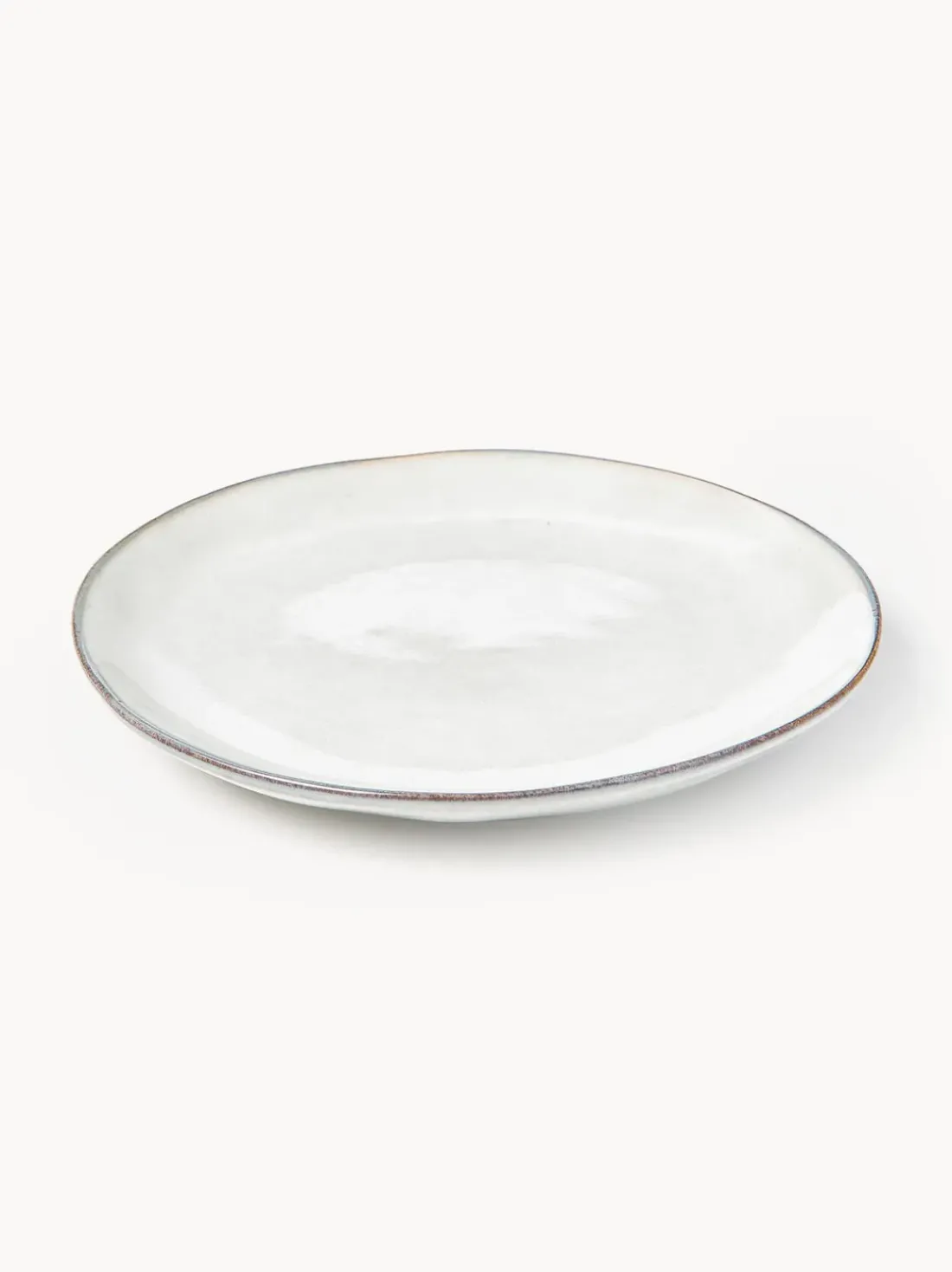 Platos postre artesanales Nordic Sand, 4 uds.