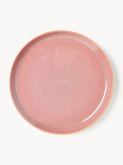 Platos postre con esmalte reactivo Havana, 4 uds.