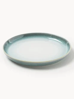 Platos postre con esmalte reactivo Havana, 4 uds.