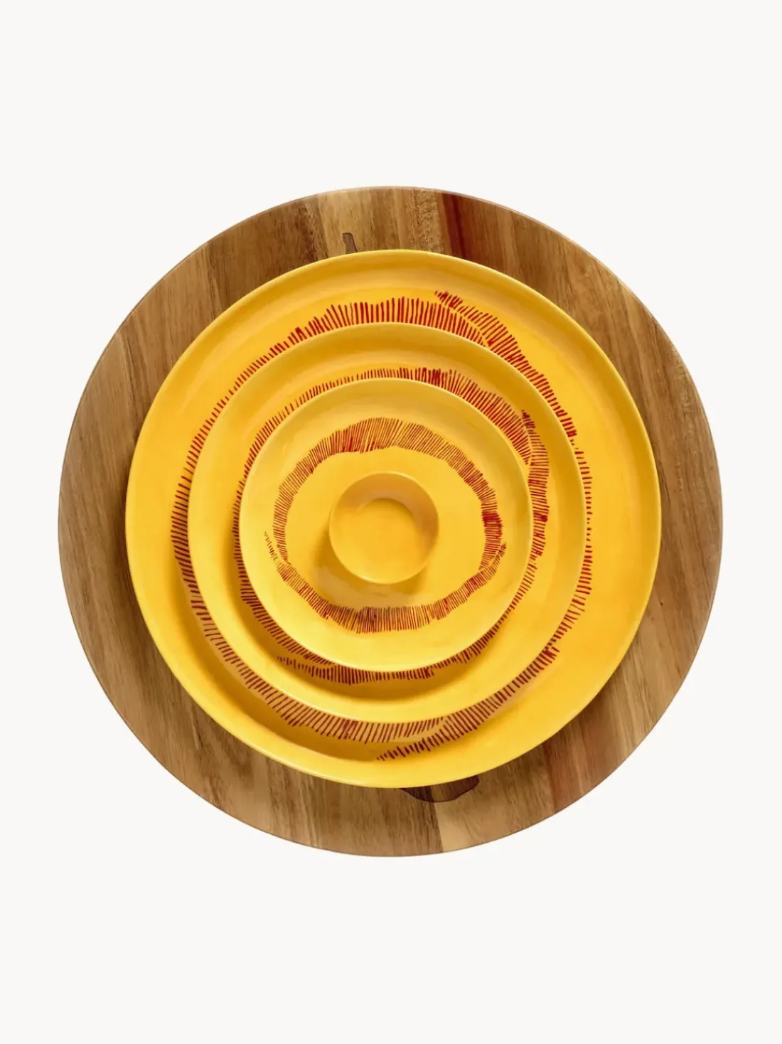 Platos postre con esmalte reactivo Feast 2 uds.