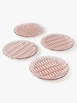 Platos postre con relieve Jellies, 4 uds.