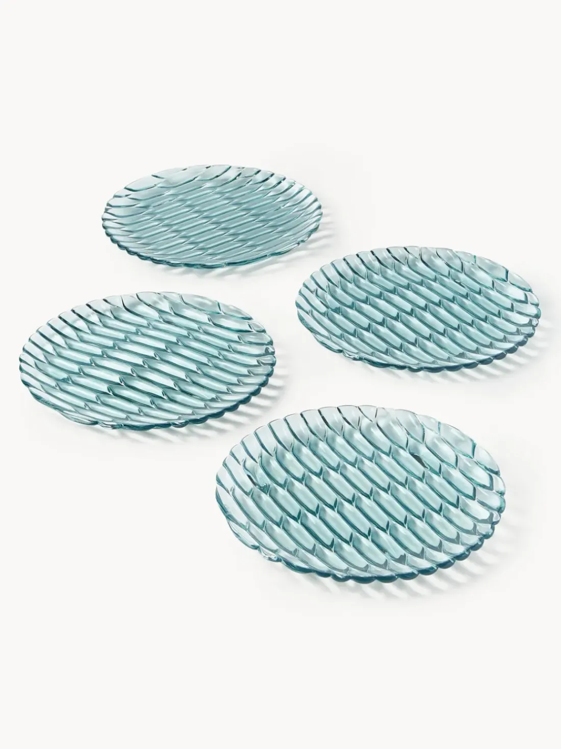 Platos postre con relieve Jellies, 4 uds.