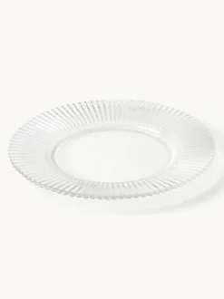 Platos postre con relieves Effie, 4 uds.