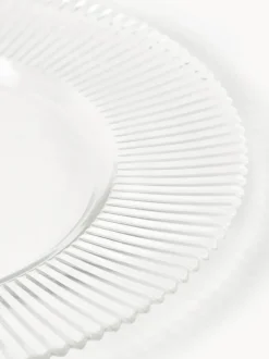 Platos postre con relieves Effie, 4 uds.