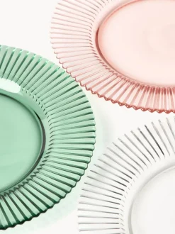 Platos postre con relieves Effie, 4 uds.