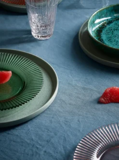 Platos postre con relieves Effie, 4 uds.