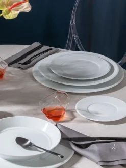 Platos postre de porcelana artesanales Vitruv, 2 uds.