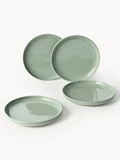 Platos postre de porcelana Nessa, 4 uds.