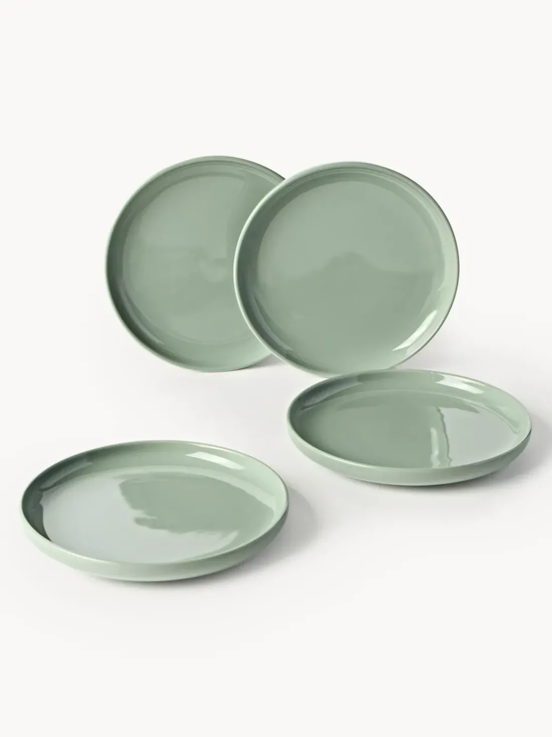 Platos postre de porcelana Nessa, 4 uds.