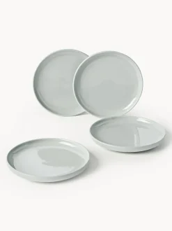 Platos postre de porcelana Nessa, 4 uds.