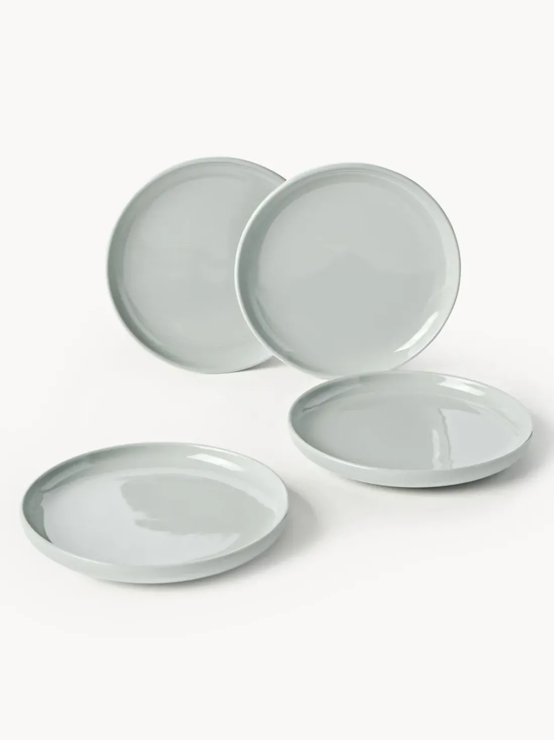 Platos postre de porcelana Nessa, 4 uds.
