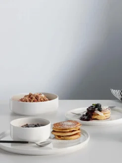 Platos postre de porcelana Oco, 6 uds.