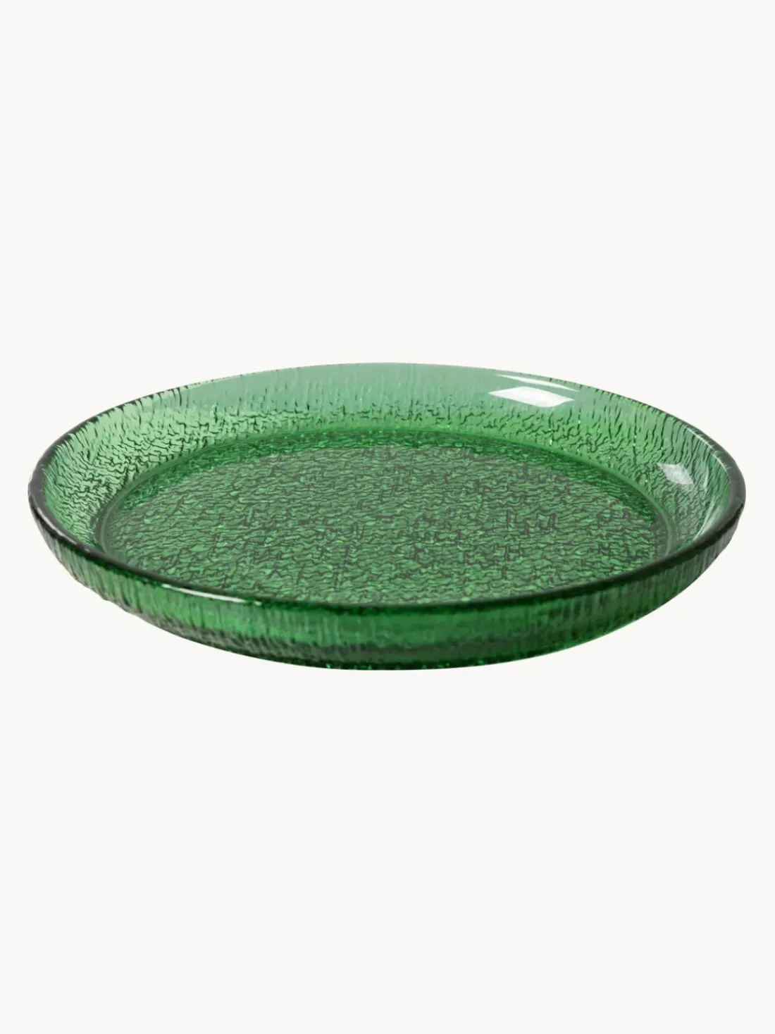 Platos postre de vidrio The Emeralds, 2 uds.
